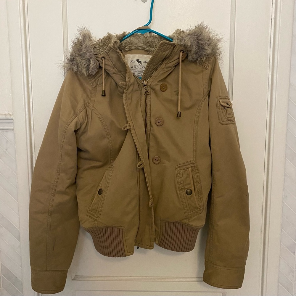 Abercrombie and Fitch Fur Jacket